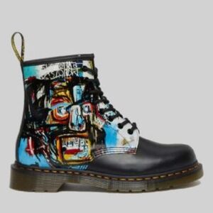 Dr. Martens Multicolor Graphic Combat Boots